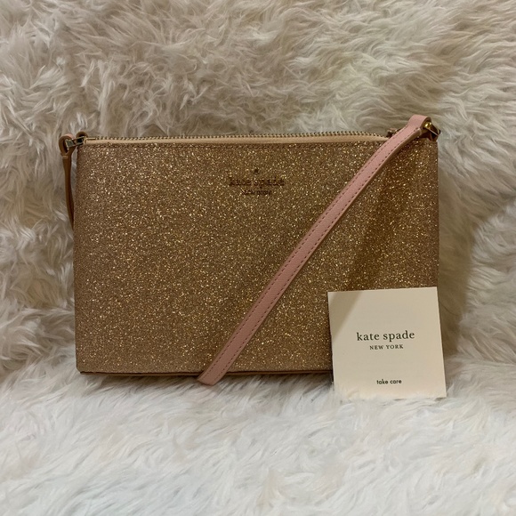 kate spade Handbags - Kate Spade Crossbody glittery bag